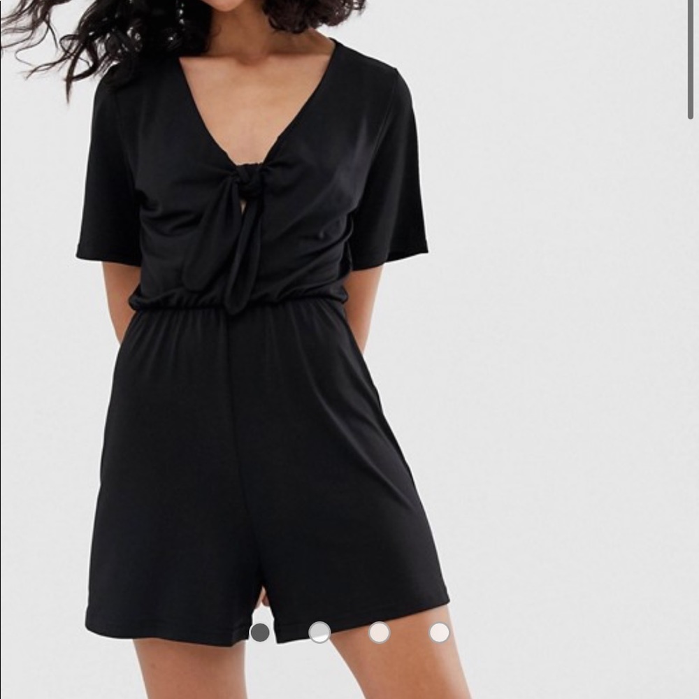 ASOS tie-front playsuit/romper